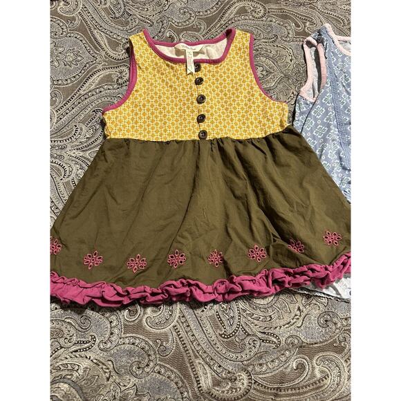 Matilda Jane Enchanted Garden Seabean Print Sleeveless Tank Size 8 Lot Of 2 Tank - Picture 2 of 6